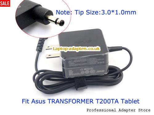  T200 Laptop AC Adapter, T200 Power Adapter, T200 Laptop Battery Charger ASUS19V1.75A33W-3.0X1.0mm-US
