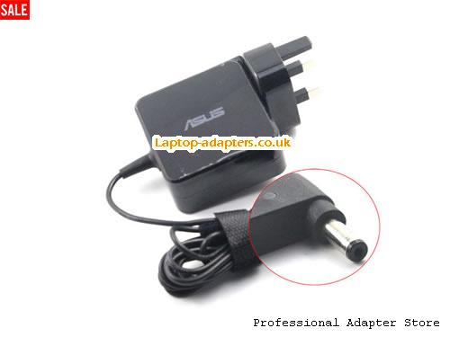  X201 Laptop AC Adapter, X201 Power Adapter, X201 Laptop Battery Charger ASUS19V1.75A33W-4.0X1.35mm-UK