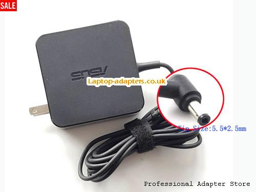  A551CA Laptop AC Adapter, A551CA Power Adapter, A551CA Laptop Battery Charger ASUS19V2.37A45W-5.5x2.5mm-US
