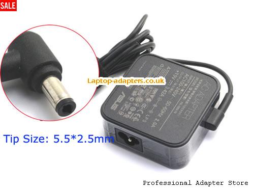  R505C Laptop AC Adapter, R505C Power Adapter, R505C Laptop Battery Charger ASUS19V3.42A-square-5.5x2.5mm