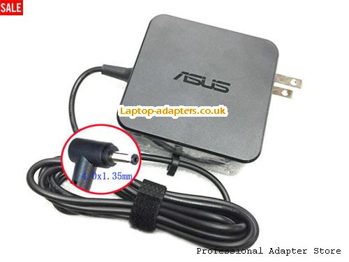  U305 Laptop AC Adapter, U305 Power Adapter, U305 Laptop Battery Charger ASUS19V3.42A65W-4.0x1.35mm-Square-US