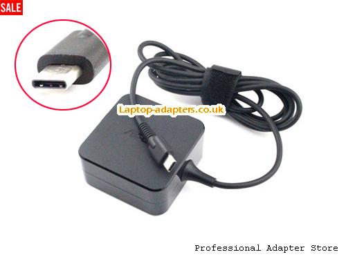  UX490UA Laptop AC Adapter, UX490UA Power Adapter, UX490UA Laptop Battery Charger ASUS20V2.25A45W-Type-C