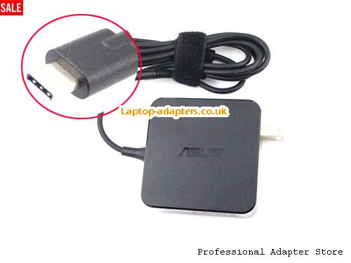 ZS550KL Laptop AC Adapter, ZS550KL Power Adapter, ZS550KL Laptop Battery Charger ASUS20V3.25A65W-Type-C-US