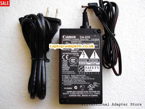  HFG10 Laptop AC Adapter, HFG10 Power Adapter, HFG10 Laptop Battery Charger CANON8.4V1.5A13W-4.0x1.7mm
