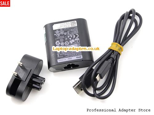  3JJWF AC Adapter, 3JJWF 19.5V 1.2A Power Adapter DELL19.5V1.2A23W-US-Cord