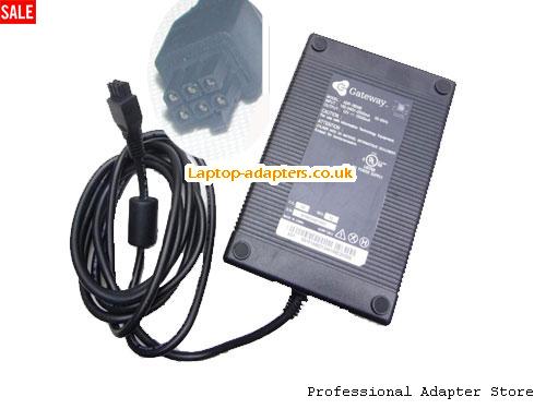  PROFILE 4 Laptop AC Adapter, PROFILE 4 Power Adapter, PROFILE 4 Laptop Battery Charger GATEWAY12V15A180W-6hole