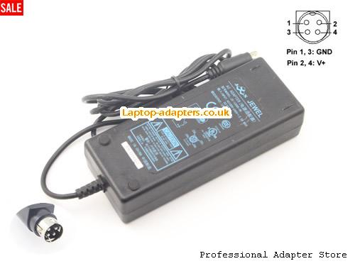  JS-12060-3K AC Adapter, JS-12060-3K 12V 6A Power Adapter JEWEL12V6A72W-4PIN