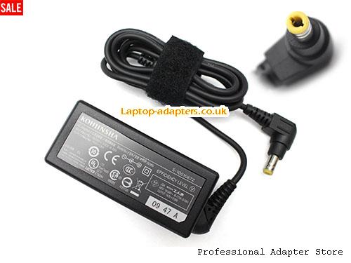  KN06GCN Laptop AC Adapter, KN06GCN Power Adapter, KN06GCN Laptop Battery Charger KOHJINSHA16V2.8A45W-5.5x2.5mm