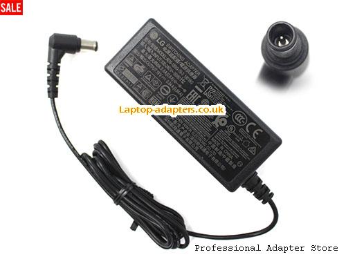  22MK400H Laptop AC Adapter, 22MK400H Power Adapter, 22MK400H Laptop Battery Charger LG19V0.84A16W-6.5x4.4mm