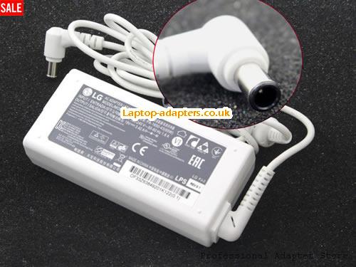  EAY62850301 AC Adapter, EAY62850301 19V 3.42A Power Adapter LG19V3.42A65W-6.5x4.4mm-W