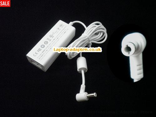  S10 Laptop AC Adapter, S10 Power Adapter, S10 Laptop Battery Charger LITL20V2A40W-5.5x2.5mm-W