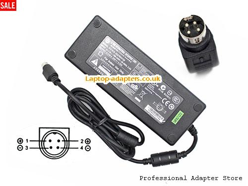  AD120ACA-D12 AC Adapter, AD120ACA-D12 24V 5.42A Power Adapter LS24V5.42A130W-4PIN