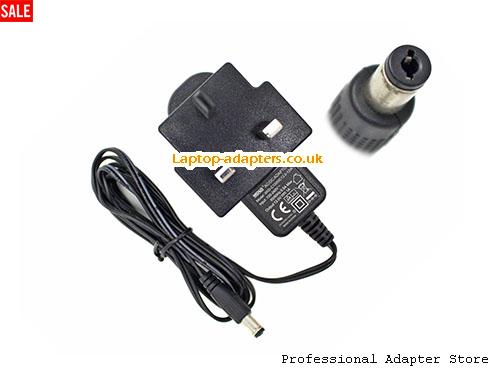  XKD-C1000IC12.0-12W AC Adapter, XKD-C1000IC12.0-12W 12V 1A Power Adapter MOSO12V1A12W-5.5x2.1mm-UK