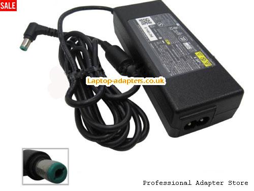  PA-1750-07 AC Adapter, PA-1750-07 15V 5A Power Adapter NEC15V5A75W-6.0x3.0mm