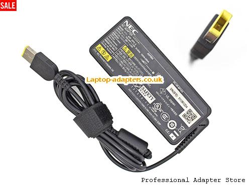  PC-VP-BP87 AC Adapter, PC-VP-BP87 20V 3.25A Power Adapter NEC20V3.25A-65W-rectangle-pin-LONG