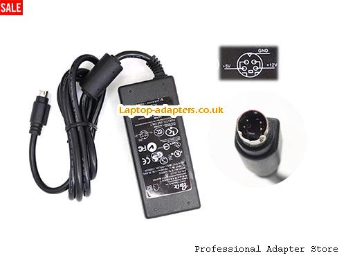  ADB0512 AC Adapter, ADB0512 12V 2A Power Adapter PARTII12V2A24W-5PIN