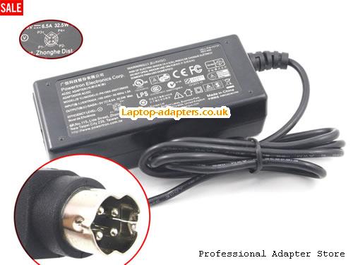  PA1065-050T2B650 AC Adapter, PA1065-050T2B650 5V 6.5A Power Adapter PEC5V6.5A32.5W-4pin
