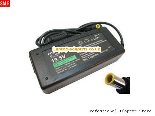  PCG-FR105 Laptop AC Adapter, PCG-FR105 Power Adapter, PCG-FR105 Laptop Battery Charger SONY19.5V2.7A53W-6.5x4.4mm