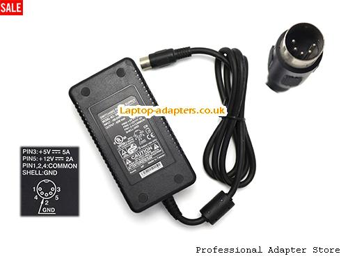  SPU45E-201 AC Adapter, SPU45E-201 12V 2A Power Adapter SWITCHING12V2A42W-Special-5Pins