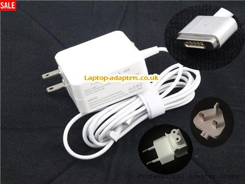  MD761 AC Adapter, MD761 14.85V 3.05A Power Adapter UN14.85V3.05A45W-Wall-A450T-W