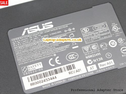  Image 3 for UK £31.17 New Asus PA-1181-02 19V 9.5A 180W Power Adapter for ASUS G75VW-T1040V G750JW G55VW-S1063V G75VW-T1042V Laptop 