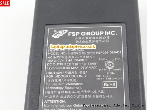  Image 3 for UK £37.37 FSP 12V 8A 96W FSP096-DMAD1 DMAD1 4Pin Ac Adapter 