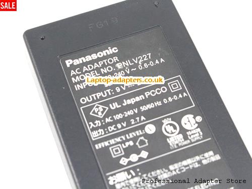  Image 3 for UK £10.97 PANASONIC PNLV227 9V 2.7A 24W Ac Adapter 