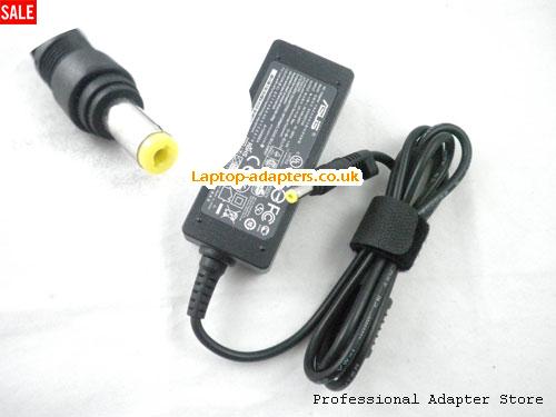  1000XP Laptop AC Adapter, 1000XP Power Adapter, 1000XP Laptop Battery Charger ASUS12V3A36W-4.8x1.7mm-STRAIGHT