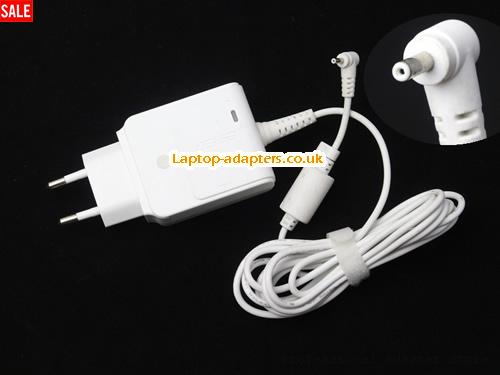  N455 Laptop AC Adapter, N455 Power Adapter, N455 Laptop Battery Charger ASUS19V1.58A30W-2.31x0.7mm-EU-wall-W