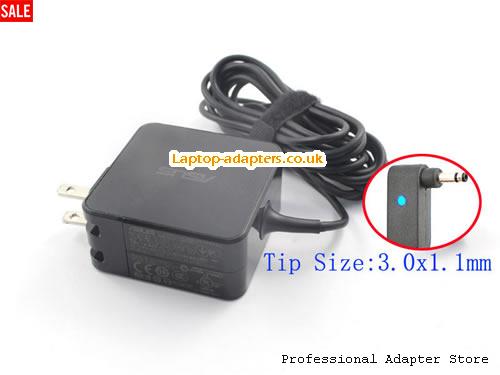 UX31V Laptop AC Adapter, UX31V Power Adapter, UX31V Laptop Battery Charger ASUS19V2.37A45W-3.0x1.1mm-US