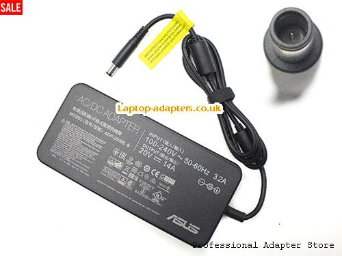  GE75-9SF Laptop AC Adapter, GE75-9SF Power Adapter, GE75-9SF Laptop Battery Charger ASUS20V14A280W-7.4x5.0mm-SPA