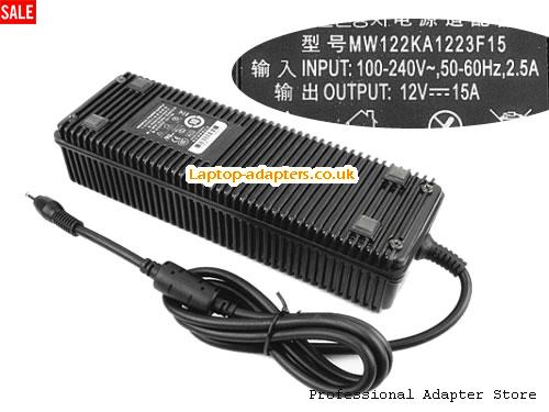  MW122KA1223F15 AC Adapter, MW122KA1223F15 12V 15A Power Adapter AULT12V15A180W-5.5x2.5mm