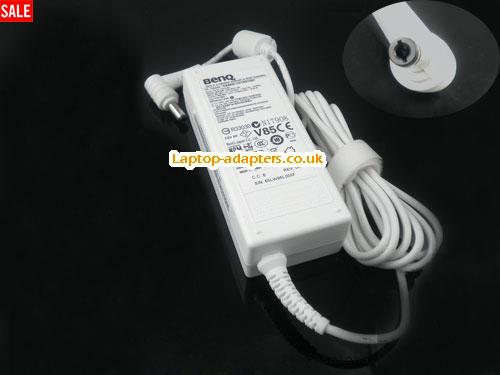  PA-1700-02 AC Adapter, PA-1700-02 19V 3.42A Power Adapter BENQ19V3.42A65W-5.5x2.5mm-W