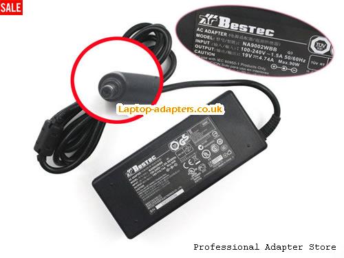  NA9002WBB AC Adapter, NA9002WBB 19V 4.74A Power Adapter BESTEC19V4.74A90W-4.0x1.7mm