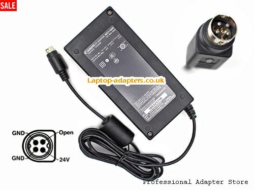 UK Out of stock! Genuine Canon MG1-4566 AC Adapter 24v 2.0A 48W Power Supply Round with 4 Pins