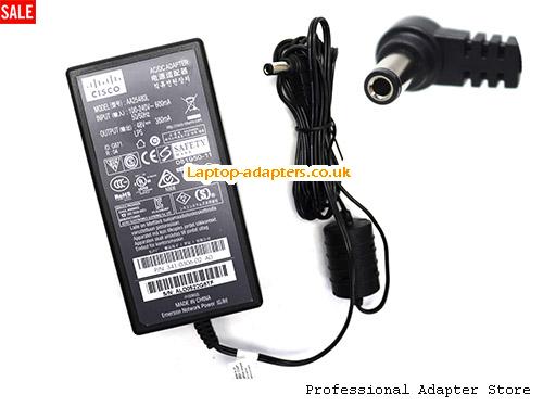  AA25480L AC Adapter, AA25480L 48V 0.38A Power Adapter CISCO48V0.38A18W-5.5x2.5mm-B