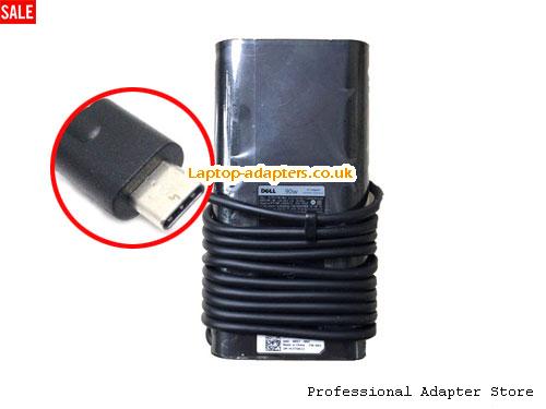  TYPE C AC Adapter, TYPE C 20V 4.5A Power Adapter DELL20V4.5A90W-Type-C