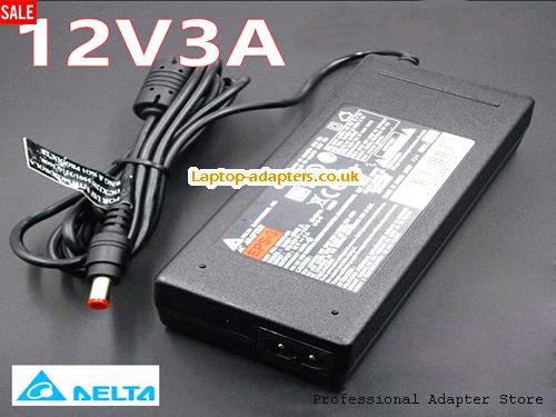  ADP-36KR A AC Adapter, ADP-36KR A 12V 3A Power Adapter DELTA12V3A36W-5.5x2.1mm