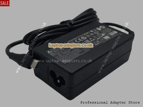  ADLX65YLC3A AC Adapter, ADLX65YLC3A 20V 3.25A Power Adapter DELTA20V3.25A65W-TYPE-C-ADP65KEB