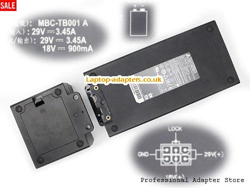  MBC-TB001A AC Adapter, MBC-TB001A 29V 3.45A Power Adapter DELTA29V3.45A100W-Molex-6hole