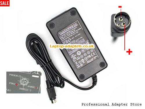 UK £18.60 Genuine EDAC EA1050A-120 AC Adapter 12v 5.0A 60W Power Supply Round with 3pin