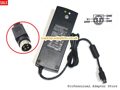 UK £28.30 Genuine EDAC EA11353D-190 Ac Adapter 19v 7.89a 150w Power Supply Round with 4 Pins