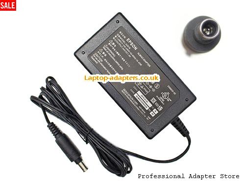 SCANNER 2580 Laptop AC Adapter, SCANNER 2580 Power Adapter, SCANNER 2580 Laptop Battery Charger EPSON24V1.4A33.6W-6.5x4.0mm