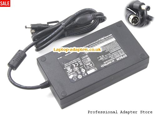 UK £24.78 Genuine EPSON M266A Ac Adapter 24v 2.1A, 5v 3A 50w with 2 Tips Output