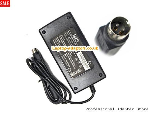 UK £14.89 Genuine FDL FDL1204A AC / DC Adapter 24v 2A 48W Power Supply Round with 3 Pins