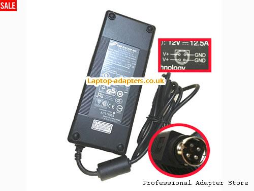  FSP150-AHAN1 AC Adapter, FSP150-AHAN1 12V 12.5A Power Adapter FSP12V12.5A150W-4PIN-B