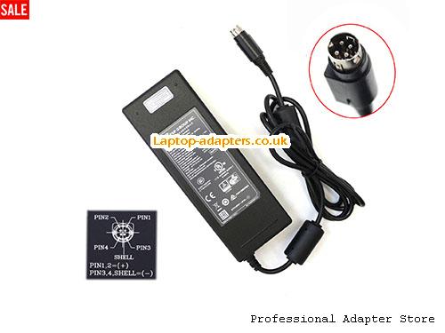 UK £18.90 Genuine FSP FSP090-DMAB2 Switching Power Adapter 24v 3.75A Round with 4 Pins