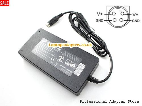 UK £26.34 Genuine Thin FSP FSP120-AFAN2 AC Adapter 48V 2.5A 120W Power Supply Round with 4 Pin