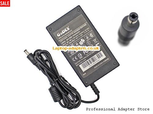 UK £20.75 Genuine Godex 215-300038-012 Ac Adapter WDS060240 24V 2.5A Switching Power Supply