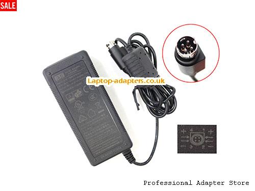 UK £14.88 Genuine GM60-240250-F AC Adapter for GVE 24.0v 2.5A 60W Power Supply with 4 Pins